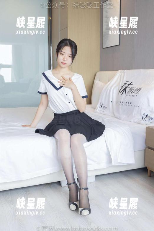 BoBoSocks袜啵啵 - 夏日清凉——小甜豆的校服裤里丝图包，轻轻松松就搞定