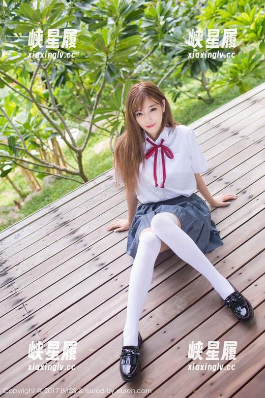 IMiss爱蜜社 - 黄乐然的制服写真集，今天又更新一波，快来修炼你的审美嘛！
