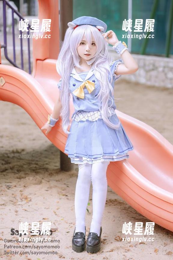 SayoMomo的水手服，光影淡得让人惊叹，依旧是无可匹敌的美图。